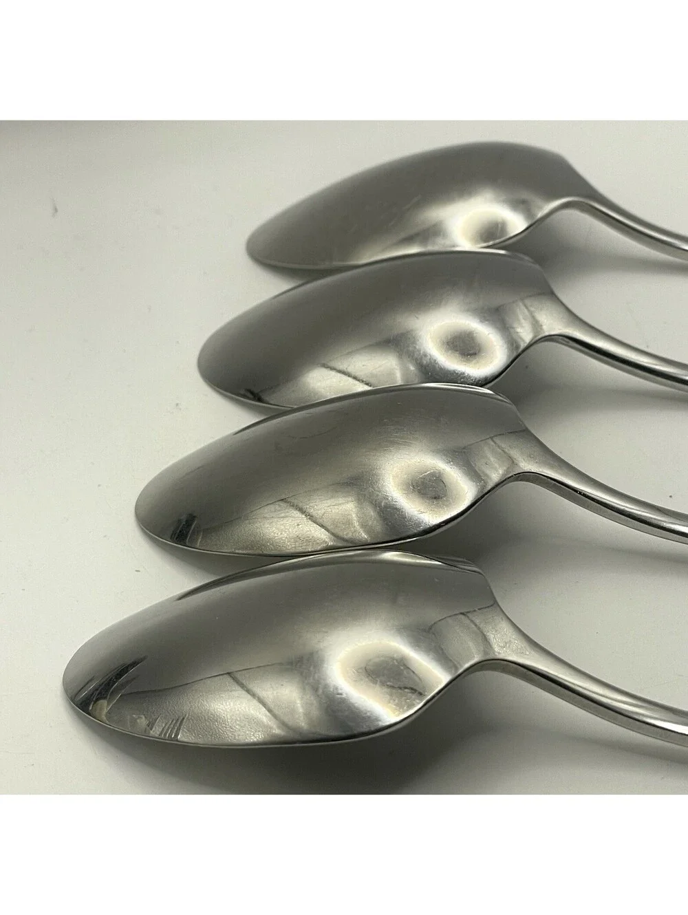 4- Oneida USA CAPELLO Stainless Place Oval Soup Spoon Lot ~ 7”